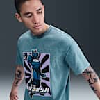 ★ Nike★ Fitness T-shirt M Smoky Blue HJ3620006 HJ3620-006 Nike Men's Fitness T-Shirt. Nike.com